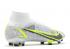 Nike Mercurial Superfly 8 Elite Fg Wit Volt Zwart Zilver Metallic CV0958-107