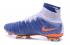 Scarpe da calcio Nike Mercurial Superfly ACC FG CR7 Blu Tinta Mango Flyknit Soccers 718753-464