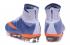 Nike Mercurial Superfly ACC FG CR7 Blauwe Tint Mango Flyknit Soccers Voetbalschoenen 718753-464