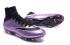 Nike Mercurial Superfly AG Urban Hombres Zapatos de fútbol Zapatos de fútbol Lila Negro Brillante Mango TPU 641858-580