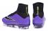 Nike Mercurial Superfly FG Intense Heat Púrpura Verde Zapatos de fútbol 641858-581