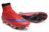 Nike Mercurial Superfly FG Chuteiras de futebol Intense Heat Pack Bright Crimson Persian Violet Black 641858-650