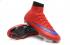 Nike Mercurial Superfly FG 足球鞋強熱包亮深紅色波斯紫羅蘭黑色 641858-650