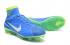 Nike Mercurial Superfly High ACC Waterproof V NJR FG Azul Verde Branco 921499-400
