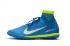 Nike Mercurial Superfly High ACC Wodoodporny V NJR TF Niebieski Zielony Biały 921499-400