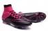 Nike Mercurial Superfly Leather FG 黑色粉紅色防滑鞋 Magista Obra CR TPU 747219-006