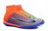 Nike Mercurial Superfly V FG ACC High EA Sports Scarpe da calcio Calcio Arancione Colorato Blu navy