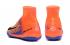 Sportovní fotbalové boty Nike Mercurial Superfly V FG ACC High EA Fotbalové Oranžové Barevné Navy Blue