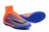 Nike Mercurial Superfly V FG ACC High EA Sepatu Olahraga Sepak Bola Soccers Oranye Warna-warni Biru Laut