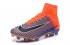 Sepatu Olahraga Sepak Bola Nike Mercurial Superfly V FG ACC High EA Soccers Oranye Biru Laut