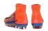 Nike Mercurial Superfly V FG ACC High EA 運動足球鞋足球橙色海軍藍色