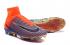 Nike Mercurial Superfly V FG ACC High EA Sports รองเท้าฟุตบอล Soccers Orange Navy Blue