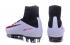 Nike Mercurial Superfly V FG ACC Haute Chaussures De Football Soccers Noir Blanc Rouge