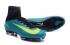Nike Mercurial Superfly V FG ACC Haute Chaussures De Football Soccers Bleu
