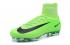 Nike Mercurial Superfly V FG ACC High Football Shoes Soccers Verde Preto