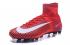 Nike Mercurial Superfly V FG ACC High Fußballschuhe Rot Weiß Schwarz