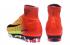 Nike Mercurial Superfly V FG ACC Haute Chaussures De Football Soccers Rouge Jaune