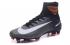 Nike Mercurial Superfly V FG ACC High Soccers Chaussures de Football Algues Noir