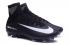 Nike Mercurial Superfly V FG ACC Zapatos de fútbol para niños Todo Negro Blanco