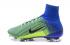 Nike Mercurial Superfly V FG ACC Chaussures De Football Pour Enfants Vert Bleu Noir