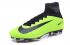 Nike Mercurial Superfly V FG ACC Hombres Zapatos De Fútbol Soccers Verde Gris Negro