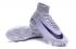 Nike Mercurial Superfly V FG ACC Hombres Zapatos De Fútbol Soccers Blanco Gris Azul Negro