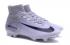 Nike Mercurial Superfly V FG ACC Men Football Shoes Soccers Branco Cinza Azul Preto