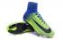 Sepatu Nike Mercurial Superfly V FG ACC Soccers Hijau Biru Hitam