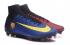 Nike Mercurial Superfly V FG Barcelona Soccers 신발 레드 블루 옐로우