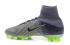 Nike Mercurial Superfly V FG Elite Pack ACC Chaussures de football pour hommes Soccers Gris Vert Noir