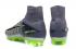 Nike Mercurial Superfly V FG Elite Pack ACC Chaussures de football pour hommes Soccers Gris Vert Noir
