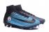 Nike Mercurial Superfly V FG Manchester City Soccers 신발 블루 블랙, 신발, 운동화를