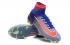 Nike Mercurial Superfly V FG Spark Brilliance Elite Pack ACC Soccers Gris Azul Naranja