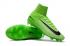 Nike Mercurial Superfly V FG haute aide chaussures de football vert électrique