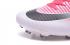 Nike Mercurial Superfly V FG haute aide blanc rouge noir chaussures de football