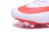 Nike Mercurial Superfly V FG bílé červené fotbalové boty