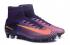 Nike Mercurial Superfly V FLOODLIGHTS PACK รองเท้าฟุตบอล ACC Waterproof Purple Orange C Ronaldo