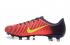 Nike Mercurial Superfly AG Low Chaussures De Football Soccers Noir Rouge Jaune