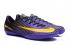 buty piłkarskie Nike Mercurial Superfly V FG low Assassin 11 złamane ciernie, fioletowo-żółte, buty piłkarskie