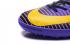 Nike Mercurial Superfly V FG 低筒刺客 11 斷刺平底紫黃色足球鞋