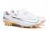 Nike Mercurial Superfly CR7 FG sepatu sepak bola emas putih bantuan rendah