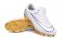 Nike Mercurial Superfly CR7 FG faible aide blanc or Chaussures de football