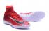 zapatos de fútbol NIke Mercurial X Proximo II TF ACC impermeables altos rojo negro blanco