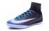 Nike Mercurial X Proximo II IC ACC MD Zapatos de fútbol Soccers Negro Azul