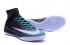 Sepatu Sepak Bola Nike Mercurial X Proximo II IC ACC MD Soccers Hitam Hijau Kebiruan