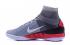 Nike Mercurial X Proximo II IC MD Zapatos de fútbol Soccers Negro Gris Rojo