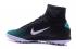 Nike Mercurial X Proximo II TF ACC MD Zapatos de fútbol Soccers Negro Azulado Verde