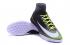 Nike Mercurial X Proximo II TF ACC MD Fußballschuhe mit schwarzen und hellgrünen Schnürsenkeln