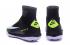 Nike Mercurial X Proximo II TF ACC MD Zapatos de fútbol Soccers Black Light Green Lace