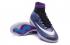 des crampons de football multicolores en salle Nike Mercurial X Proximo Street IC violet 718777-013